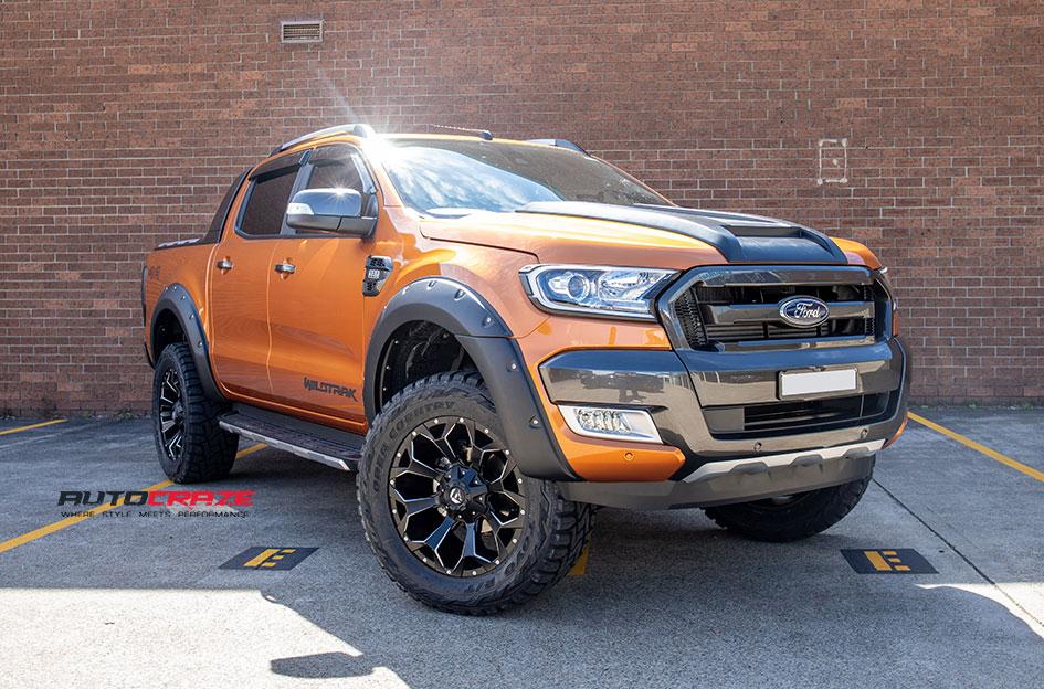 FORD RANGER ASSAULT GLOSS BLACK MILLED ACCENTS
